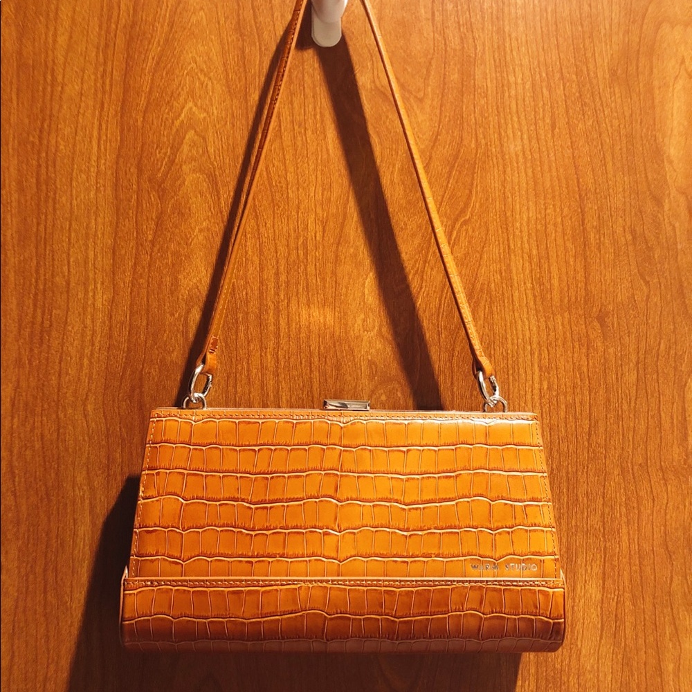 Warm Studio Croc Effect Purse